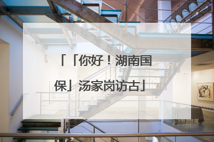 「你好！湖南国保」汤家岗访古