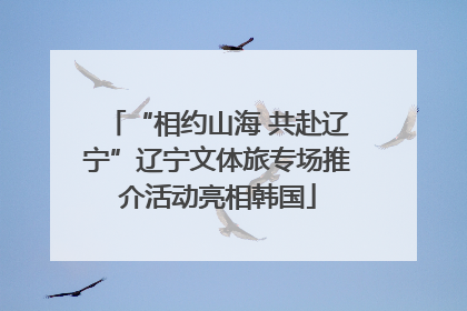 “相约山海 共赴辽宁”辽宁文体旅专场推介活动亮相韩国