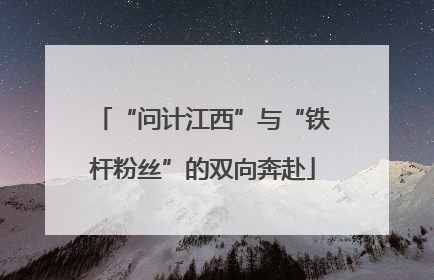 “问计江西”与“铁杆粉丝”的双向奔赴
