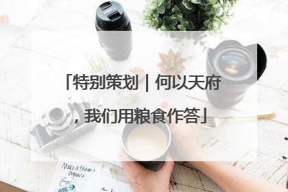 特别策划｜何以天府，我们用粮食作答