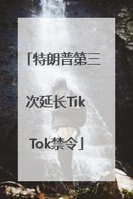 特朗普第三次延长TikTok禁令