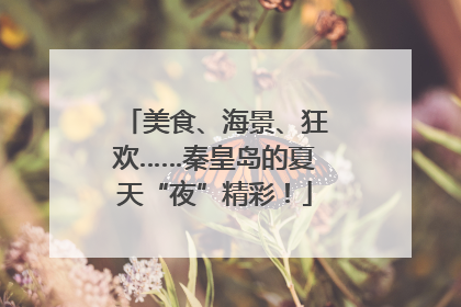 美食、海景、狂欢……秦皇岛的夏天“夜”精彩！