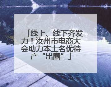 线上、线下齐发力！汝州市电商大会助力本土名优特产“出圈”