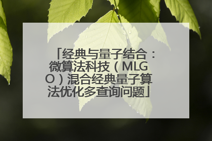 经典与量子结合：微算法科技（MLGO）混合经典量子算法优化多查询问题