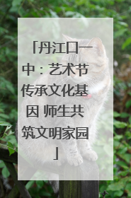 丹江口一中：艺术节传承文化基因 师生共筑文明家园