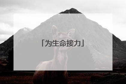 为生命接力