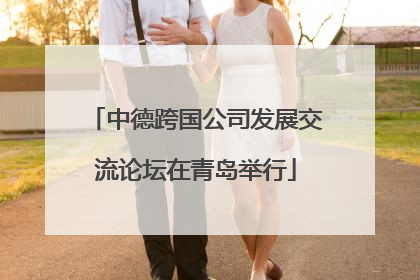中德跨国公司发展交流论坛在青岛举行
