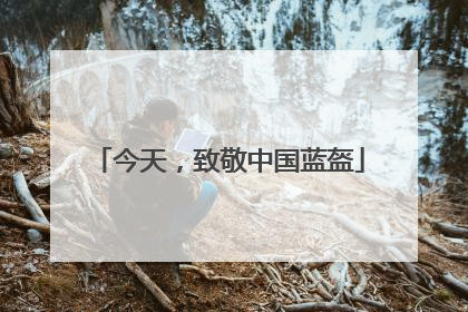 今天，致敬中国蓝盔