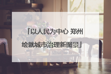 以人民为中心 郑州绘就城市治理新图景