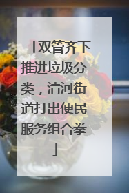 双管齐下推进垃圾分类，清河街道打出便民服务组合拳