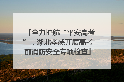 全力护航“平安高考”，湖北孝感开展高考前消防安全专项检查