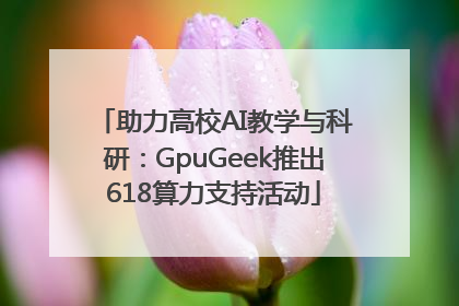 助力高校AI教学与科研：GpuGeek推出618算力支持活动