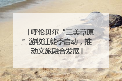 呼伦贝尔“三美草原”游牧迁徙季启动，推动文旅融合发展
