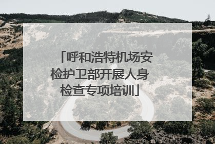 呼和浩特机场安检护卫部开展人身检查专项培训
