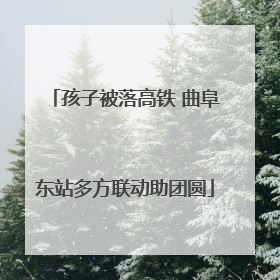 孩子被落高铁 曲阜东站多方联动助团圆