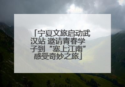 宁夏文旅启动武汉站 邀请青春学子到“塞上江南”感受奇妙之旅