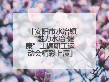 安阳市水冶镇“魅力水冶·健康”主题职工运动会精彩上演