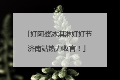 好阿婆冰淇淋好好节 济南站热力收官！