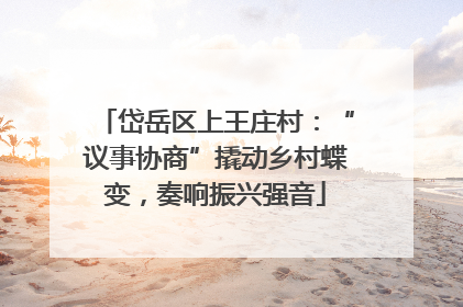 岱岳区上王庄村：“议事协商”撬动乡村蝶变，奏响振兴强音