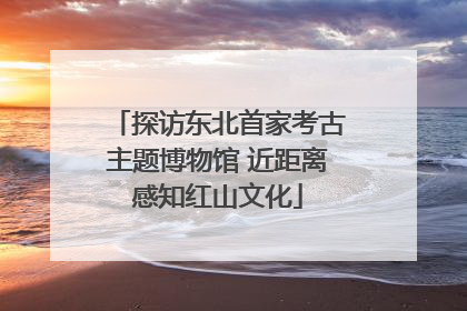 探访东北首家考古主题博物馆 近距离感知红山文化