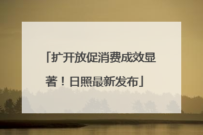 扩开放促消费成效显著！日照最新发布