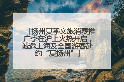 扬州夏季文旅消费推广季在沪上火热开启，诚邀上海及全国游客赴约“夏扬州”