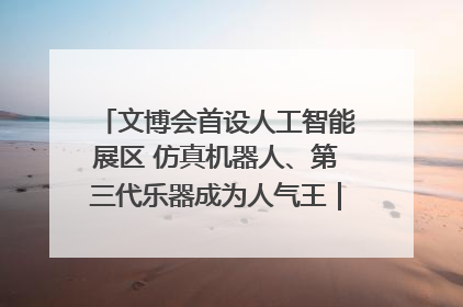 文博会首设人工智能展区 仿真机器人、第三代乐器成为人气王｜文博向“新”