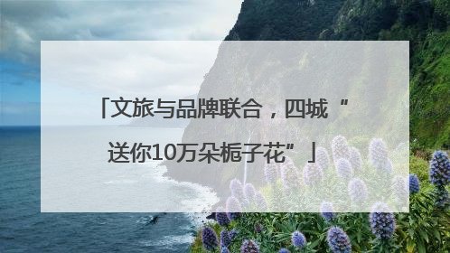 文旅与品牌联合，四城“送你10万朵栀子花”