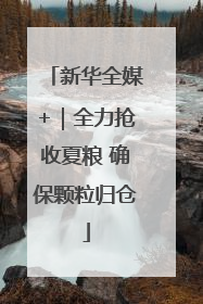新华全媒+｜全力抢收夏粮 确保颗粒归仓