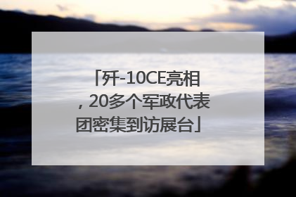歼-10CE亮相，20多个军政代表团密集到访展台