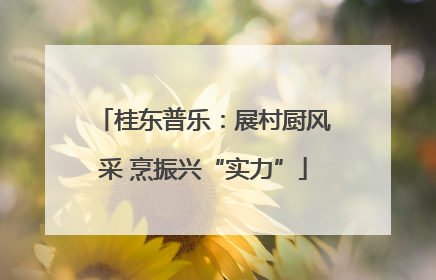桂东普乐：展村厨风采 烹振兴“实力”