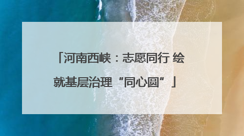 河南西峡：志愿同行 绘就基层治理“同心圆”