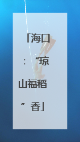 海口：“琼山福稻”香