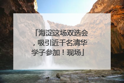 海淀这场双选会，吸引近千名清华学子参加！现场
