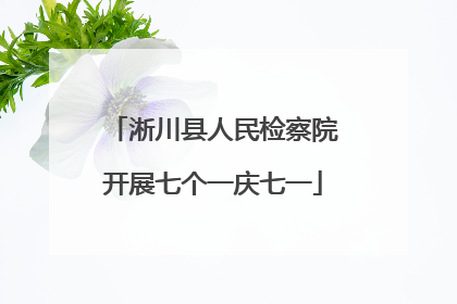 淅川县人民检察院开展七个一庆七一