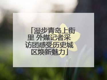 漫步青岛上街里 外媒记者采访团感受历史城区焕新魅力