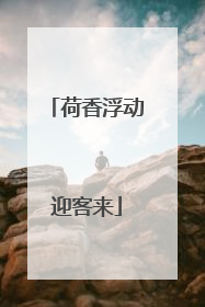 荷香浮动迎客来