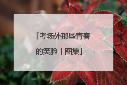 考场外那些青春的笑脸丨图集