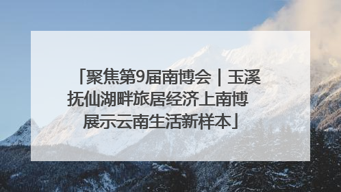 聚焦第9届南博会｜玉溪抚仙湖畔旅居经济上南博 展示云南生活新样本