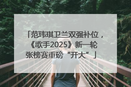 范玮琪卫兰双强补位，《歌手2025》新一轮张榜赛重磅“开大”