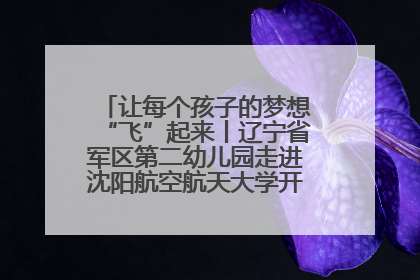 让每个孩子的梦想“飞”起来丨辽宁省军区第二幼儿园走进沈阳航空航天大学开展爱国主义教育