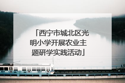西宁市城北区光明小学开展农业主题研学实践活动