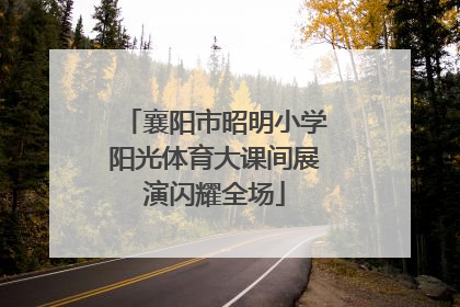 襄阳市昭明小学阳光体育大课间展演闪耀全场