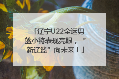 辽宁U22全运男篮小将表现亮眼，“新辽篮”向未来！