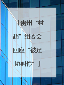 贵州“村超”组委会回应“被足协叫停”