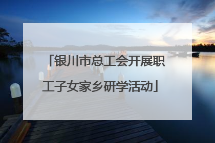 银川市总工会开展职工子女家乡研学活动