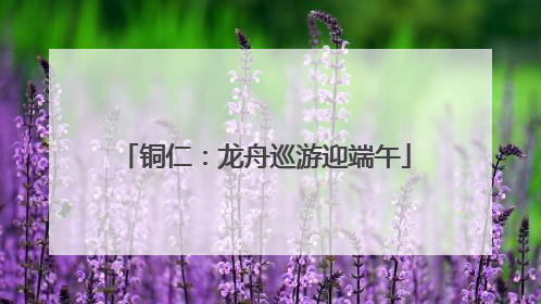 铜仁：龙舟巡游迎端午