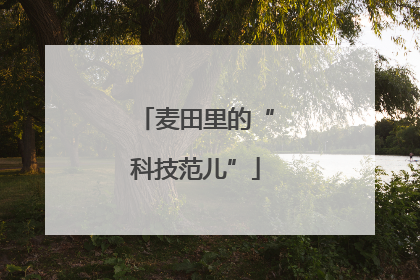 麦田里的“科技范儿”