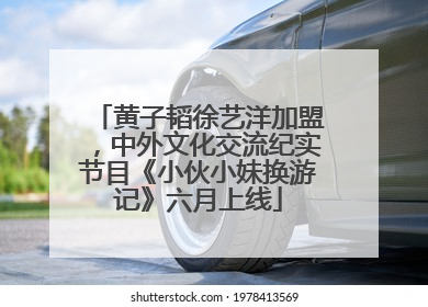 黄子韬徐艺洋加盟，中外文化交流纪实节目《小伙小妹换游记》六月上线