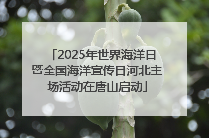 2025年世界海洋日暨全国海洋宣传日河北主场活动在唐山启动